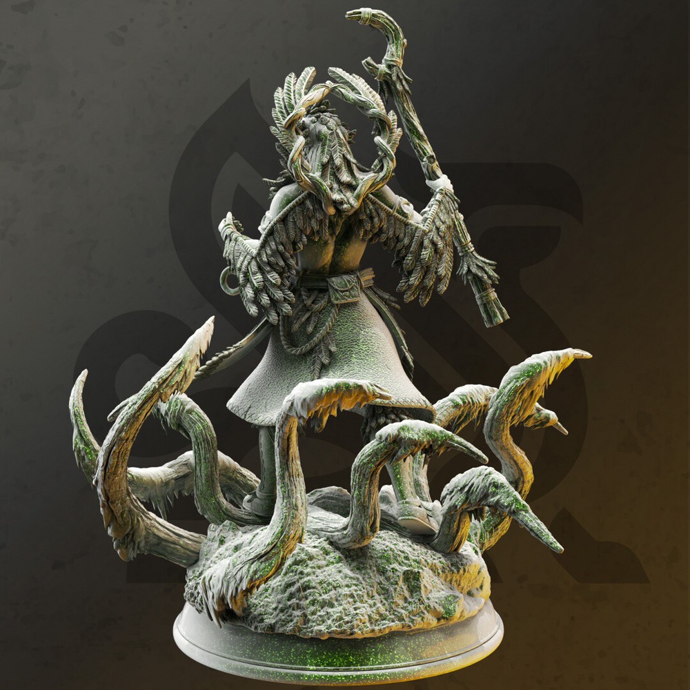 Zarbaeth Elf Arch Druid Miniature | D&D DnD |