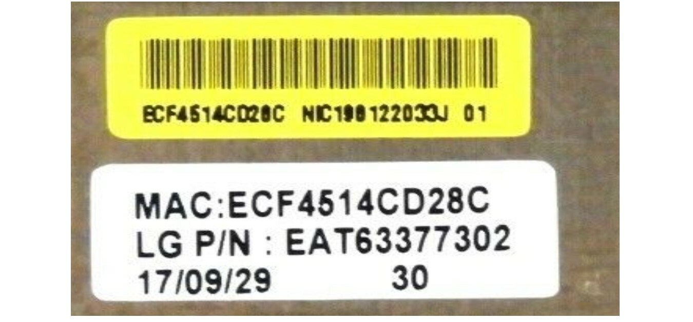 EAT63377302 LG WIFI MODULE EAT63377302