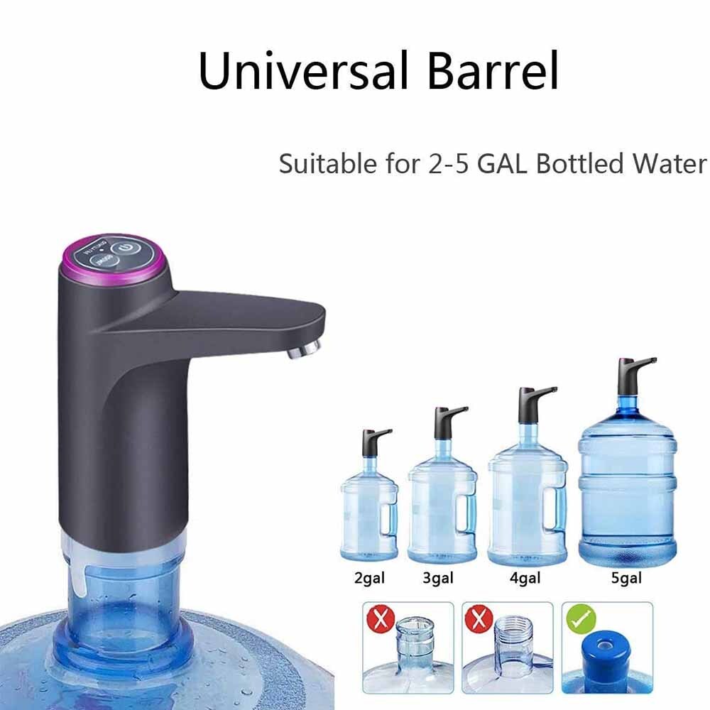 Water Bottle Switch Pump Electric Automatic Universal Dispenser 5 Gallon USB