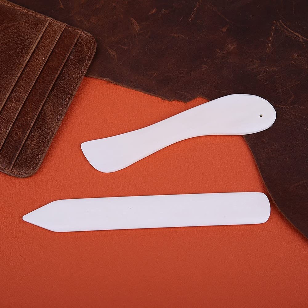 8 PCS Bone Folder Tool, Plastic Bone Folder Paper Creaser Set Scoring Tool fo...