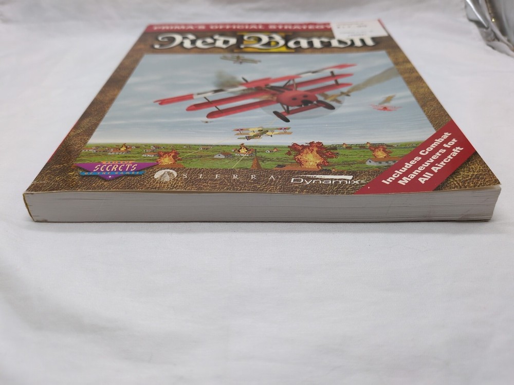 Red Baron II Primas Official Strategy Guide Book