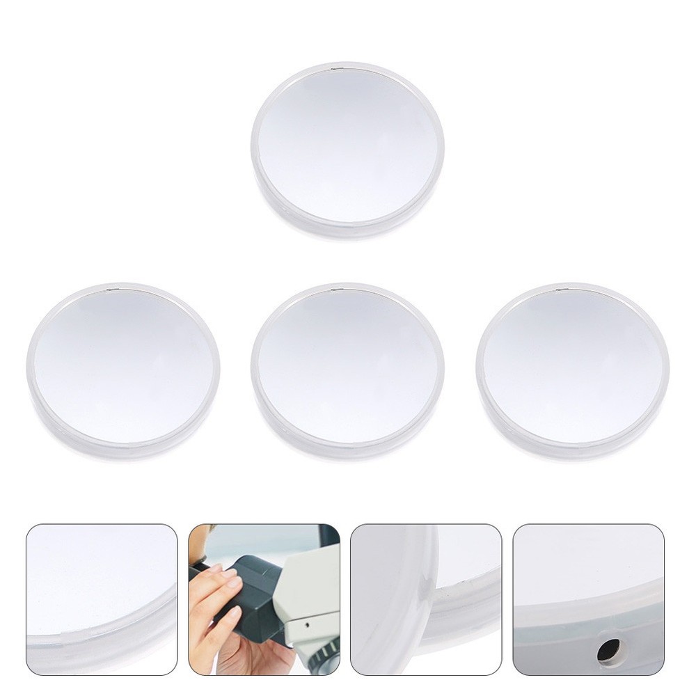 4 Pcs Reflecting Mirror Biological Microscope Reflector Accessories
