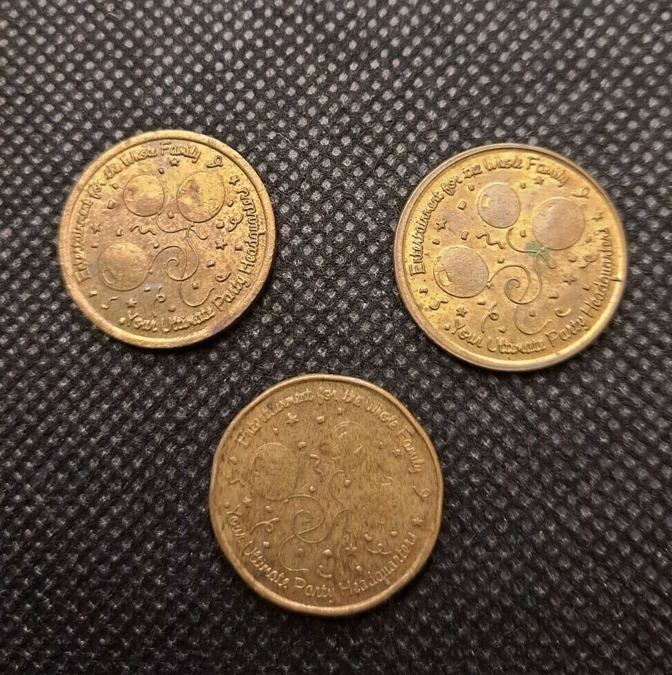 THREE NAMCO TOKENS! e2524UXX