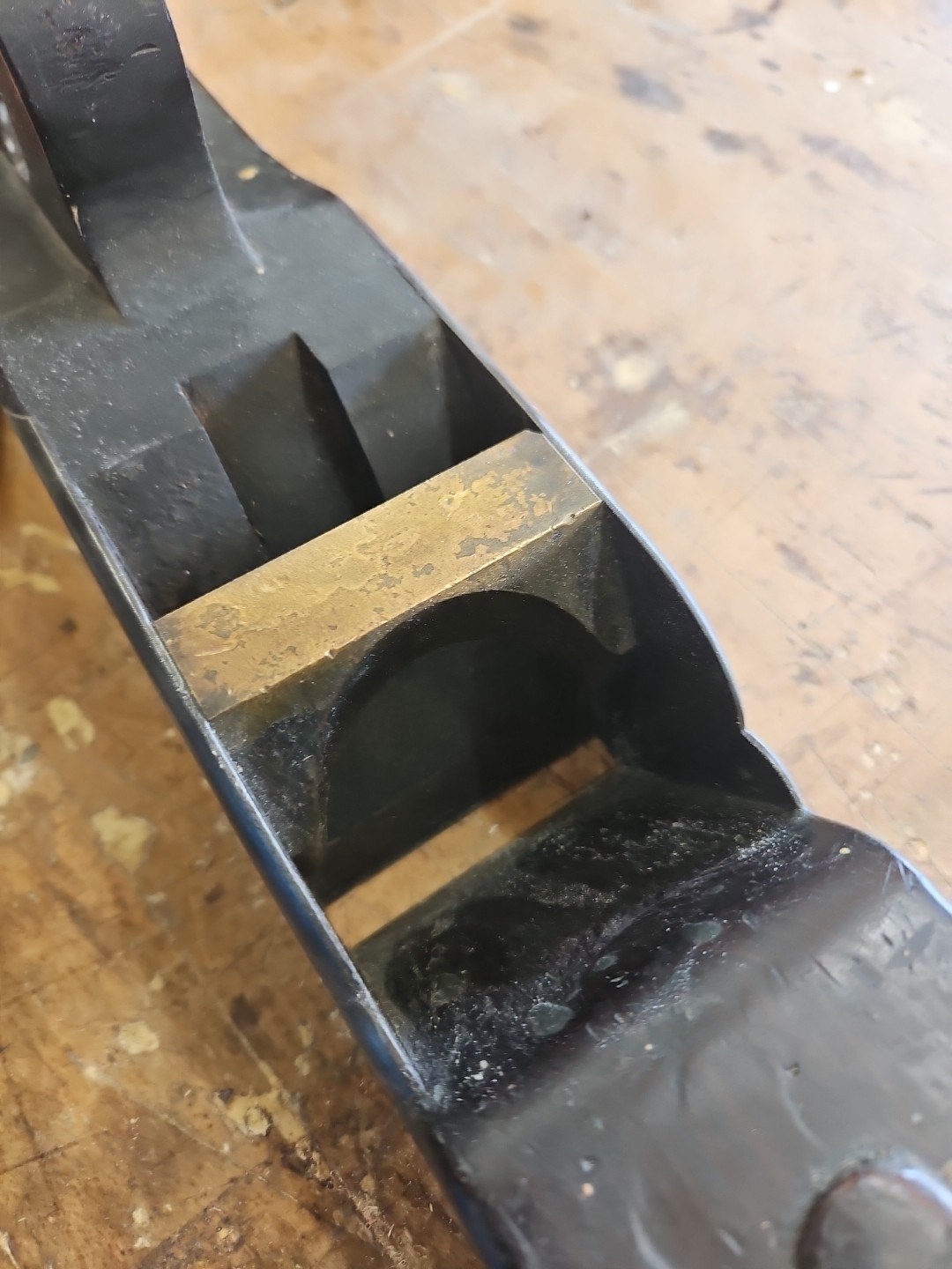 British Infill Plane Only Makers Mark Are Moulson Brothers Stamp On Iron Blade