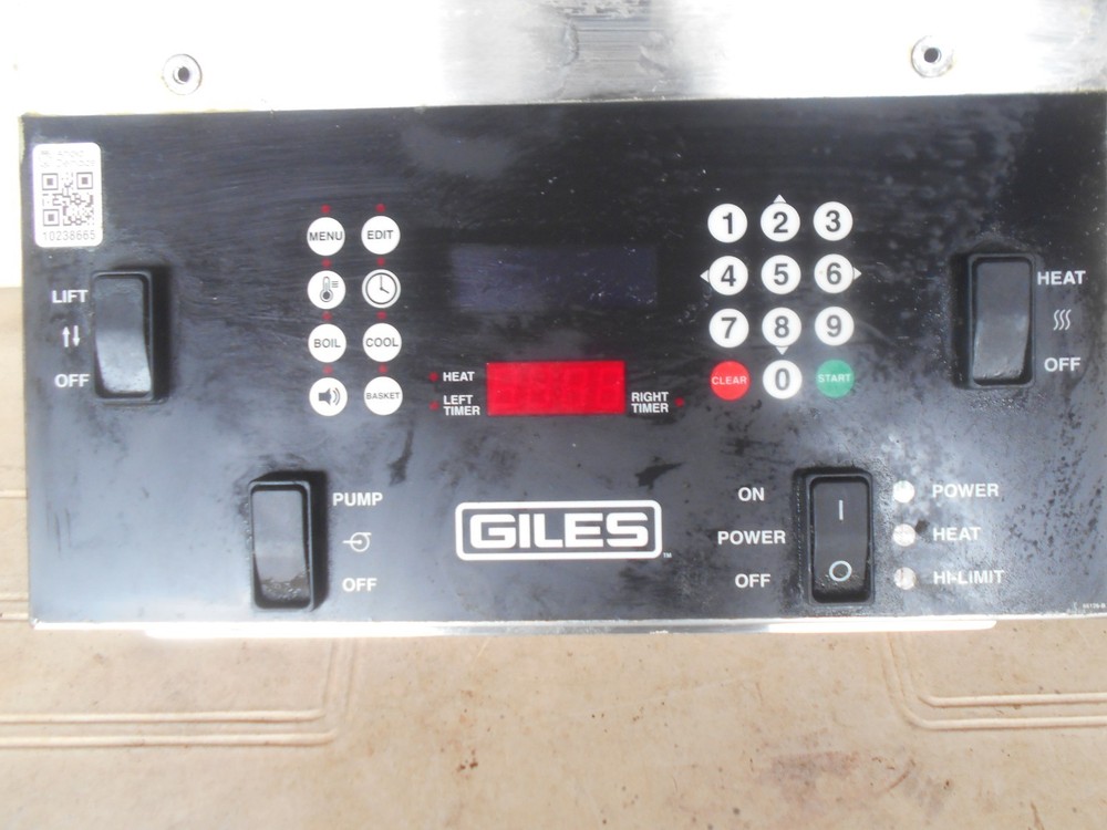 Giles OEM 71836 Control Panel CC10, GBF Fryer