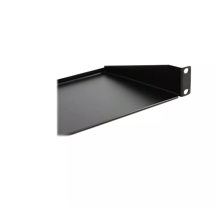 StarTech 1U 7in Depth Universal Fixed Rack Mount Shelf – 33lbs