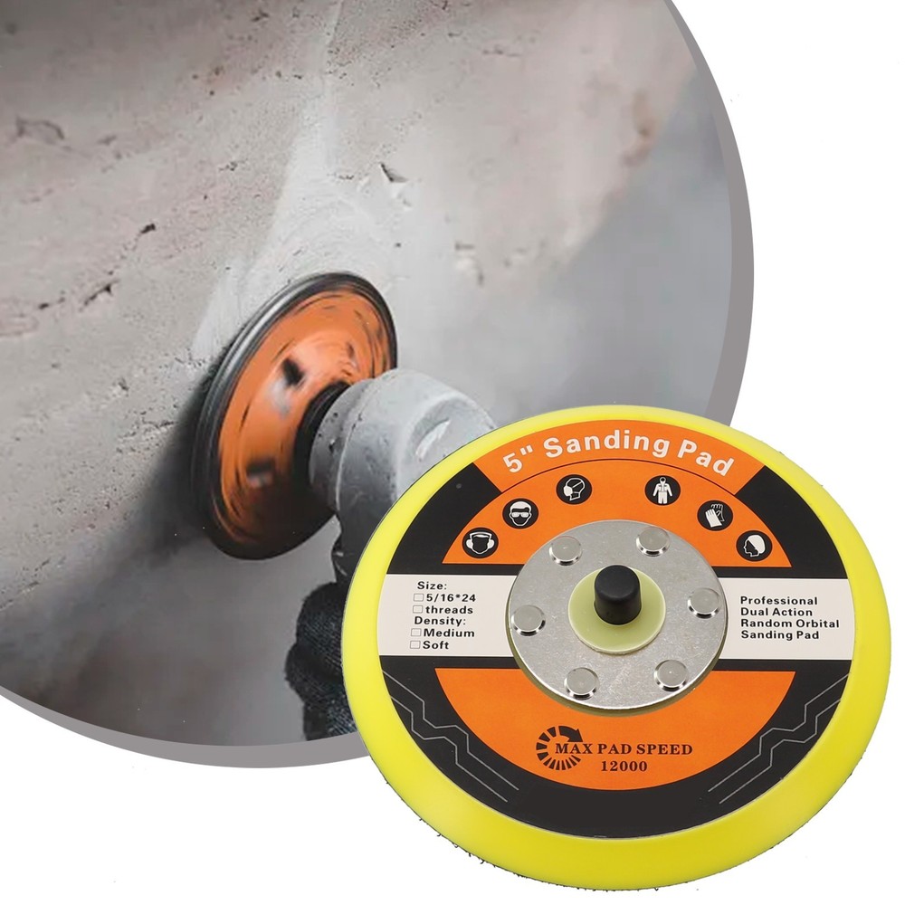 Versatile 5 Inch 125mm Backing Pad Compatible with Sanding Products
