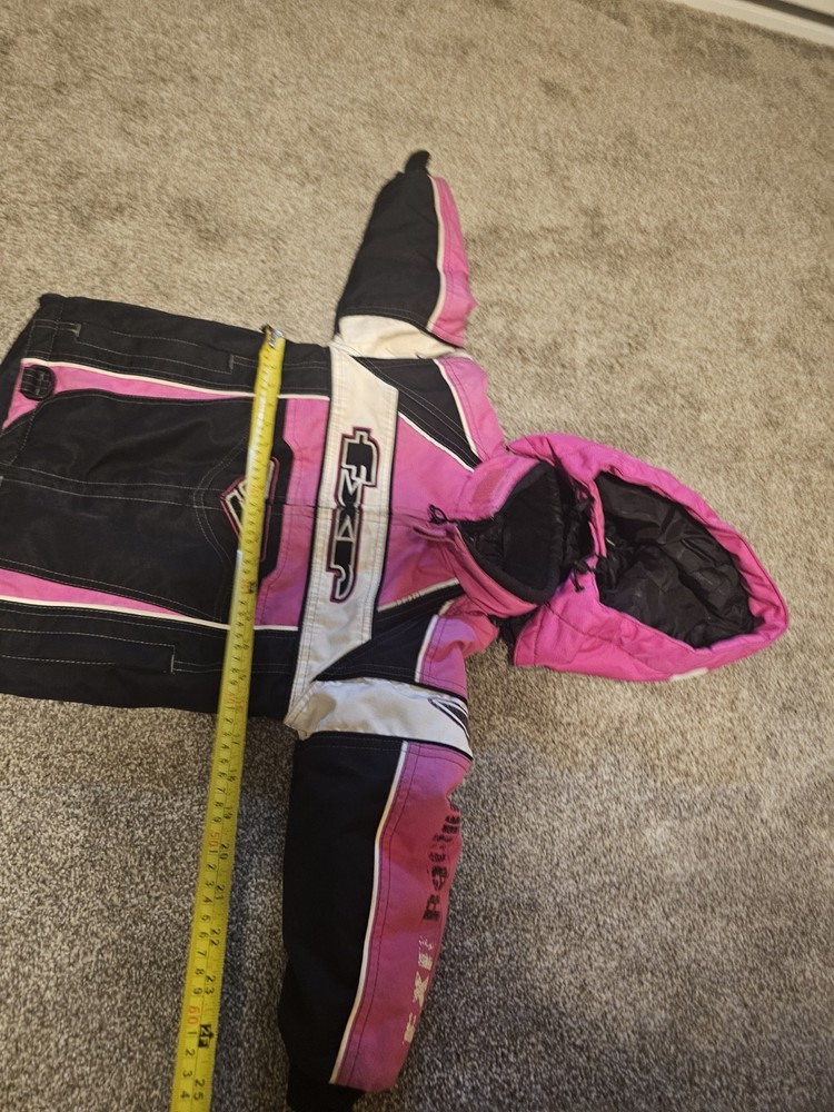 FXR Child Backshift Snowmobile Jacket - Size 4 Pink