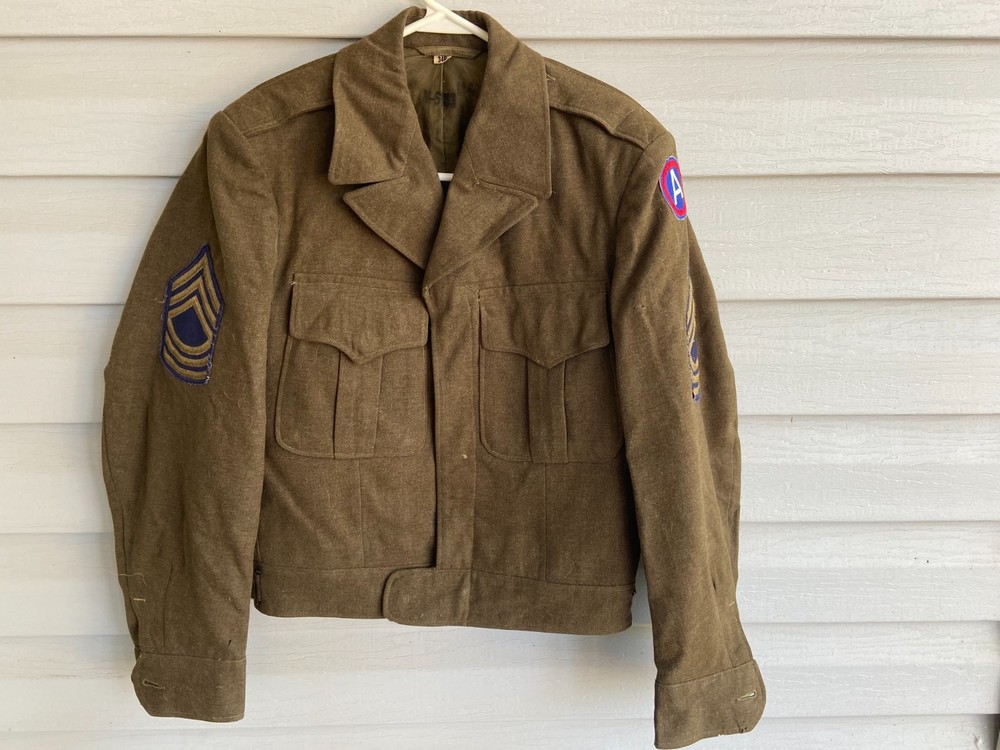 WW2 Ike Jacket 34R 3rd Army