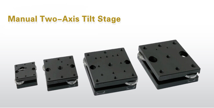 Manual Two-Axis Tilting Stage Fine Tuning Displacement Platform Sliding Table