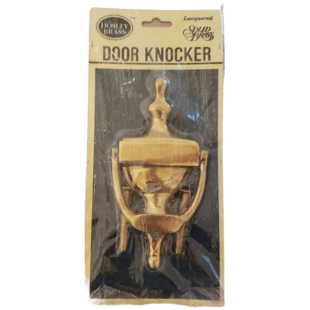 Hosley Solid Brass Lacquered Door Knocker 6.5" BH0101