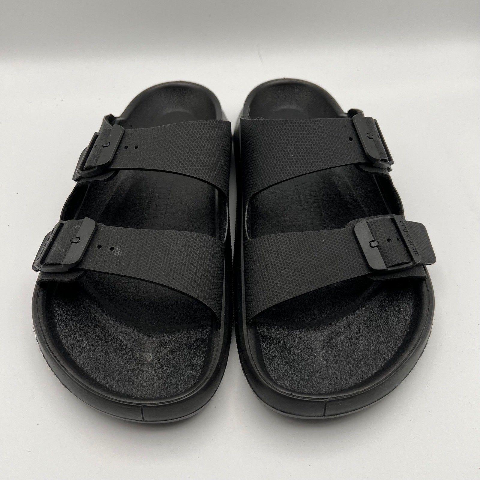 Birkenstock Mogami Terra Stealth 2-Strap Sandals Mens 10 Apex Black Comfort