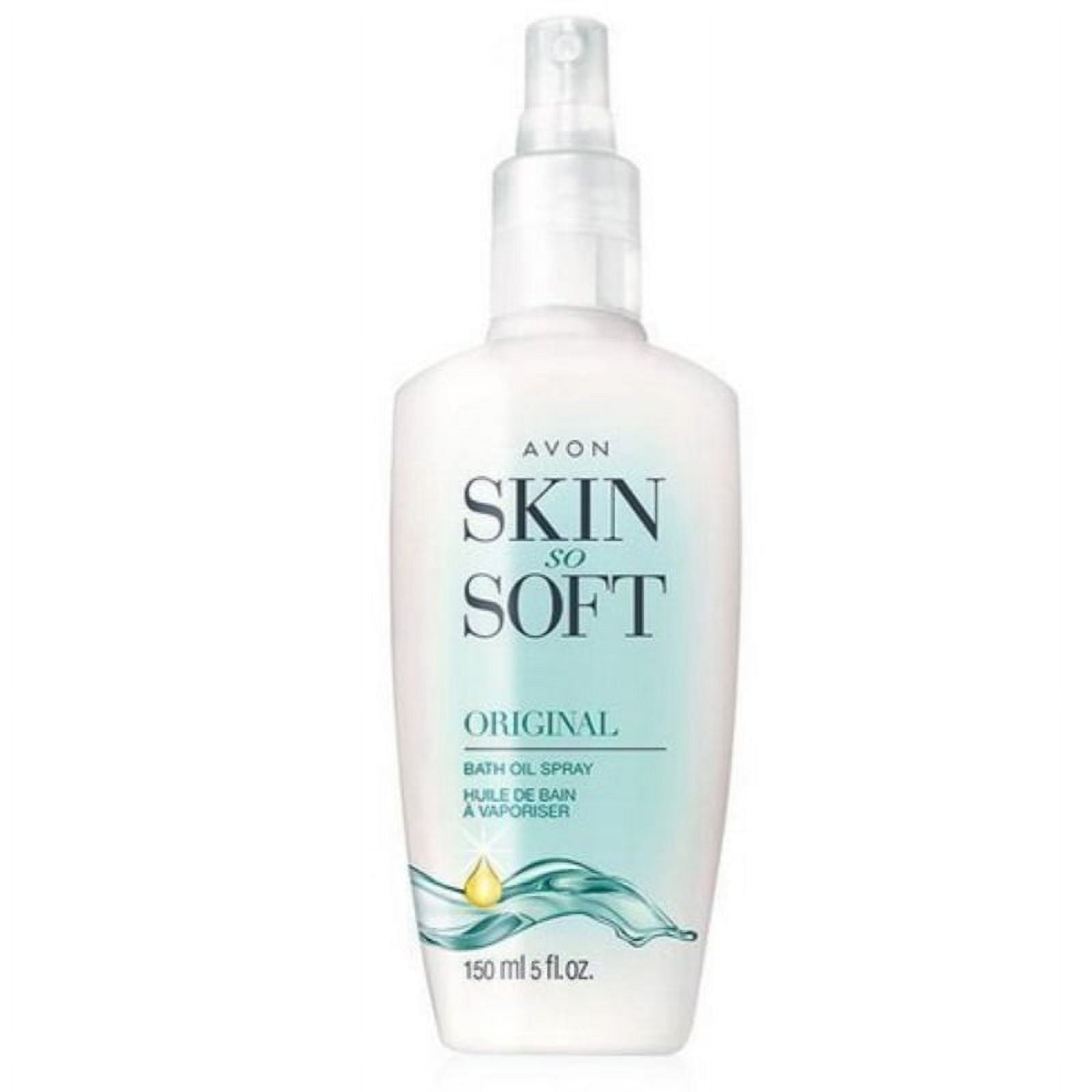 Avon Skin So Soft Original Bath Oil, Spray with Pump, 5 Oz