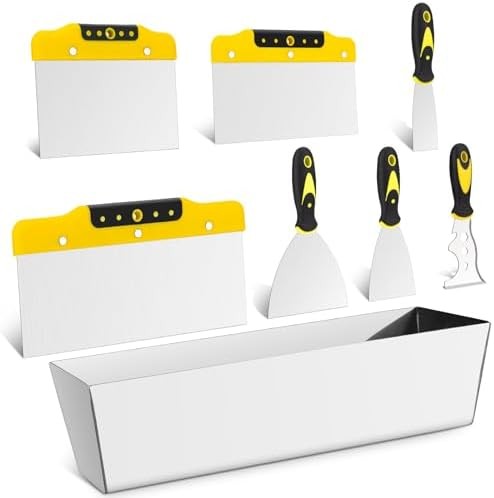 8 Pcs Stainless Steel Drywall Tool Kit