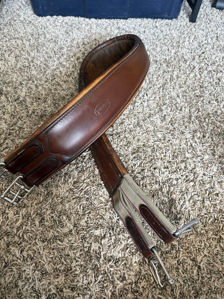 Brown Leather English Girth Beval 44”