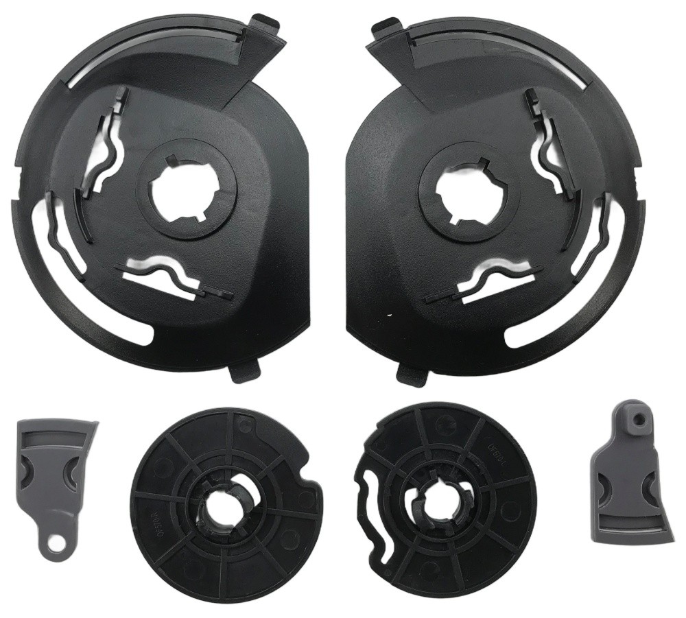 LS2 Verso Helmet Replacement Shield Base Plate Black