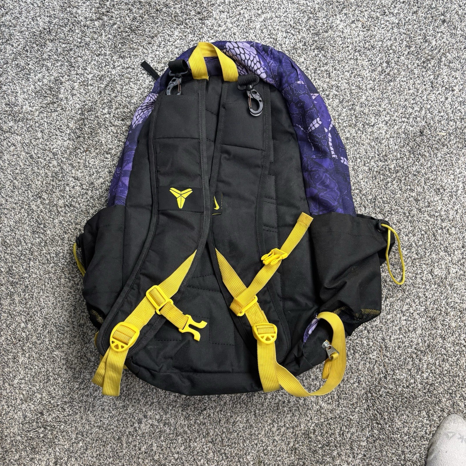 Kobe Bryant Limited Nike Black Mamba Lakers Purple Backpack Bag Rare Lakers