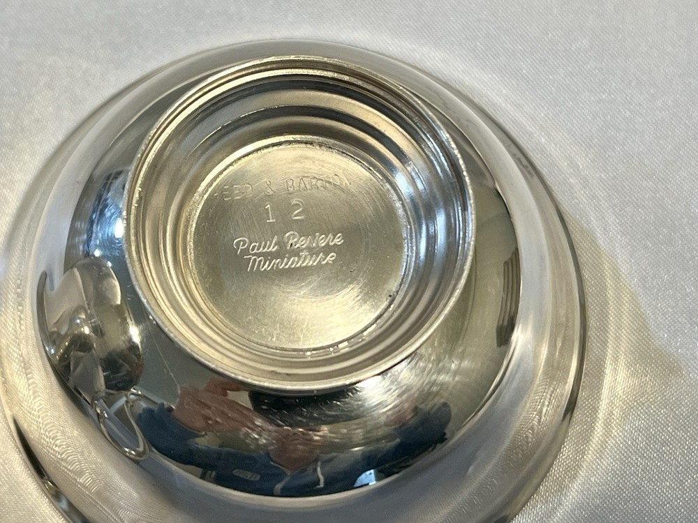 Reed & Barton Miniature Bowl And Jug Silverplate
