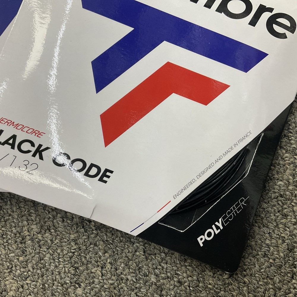 3 Pack Tecnifibre Black Code 15L/1.32 Tennis String