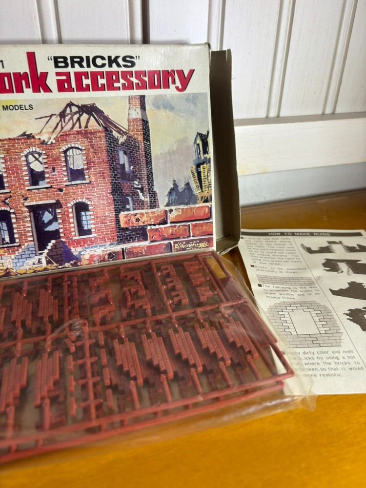 Vintage Bandai Fieldwork Accessory bricks