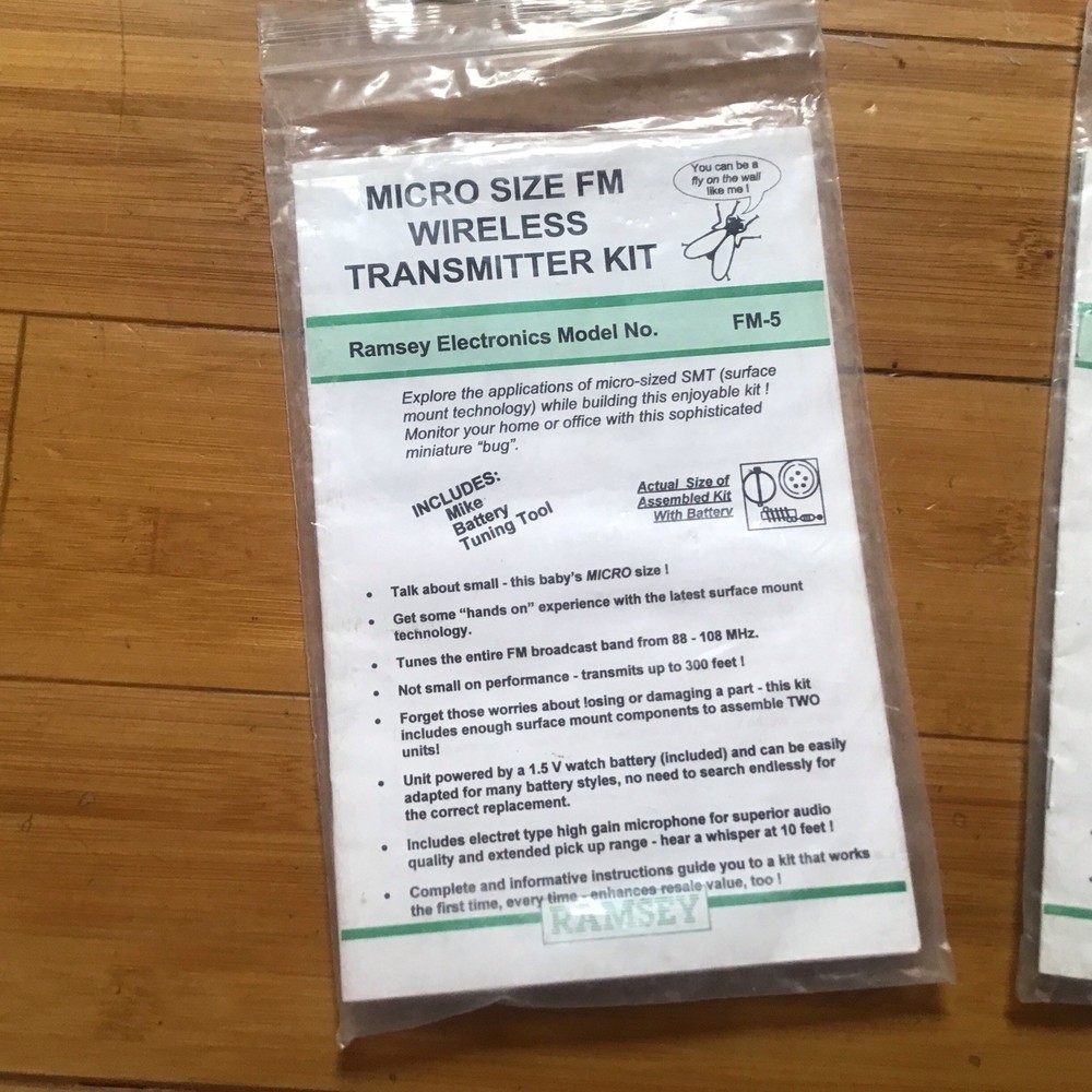 1990s Ramsey electronics Transmitter ￼Kit FM5