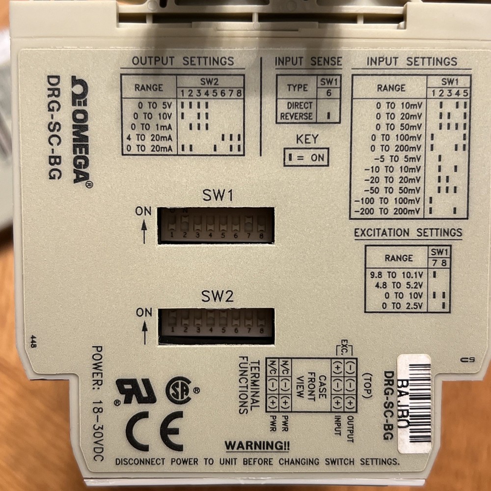 OMEGA DRG-SC-BG SIGNAL CONDITIONER (Used)