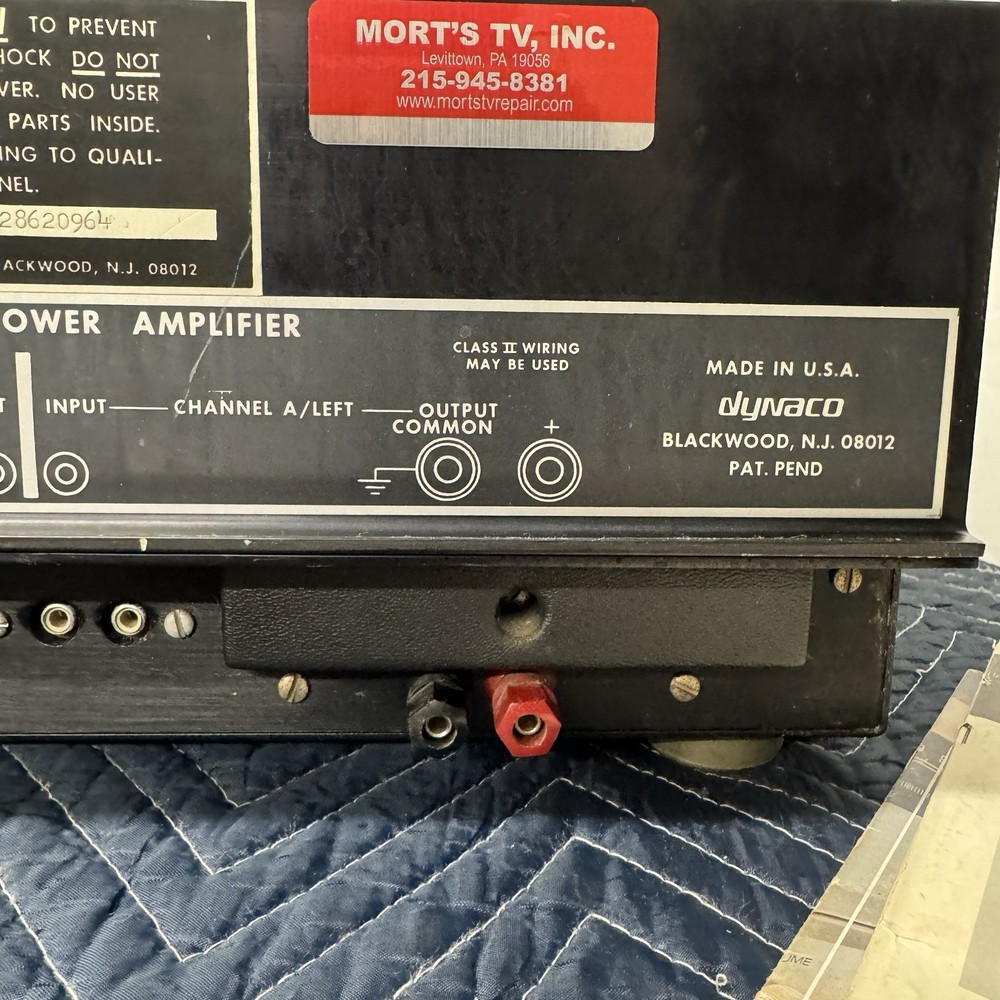 DYNACO 400 STEREO POWER AMPLIFIER - SERVICED - CLEANED - TESTED