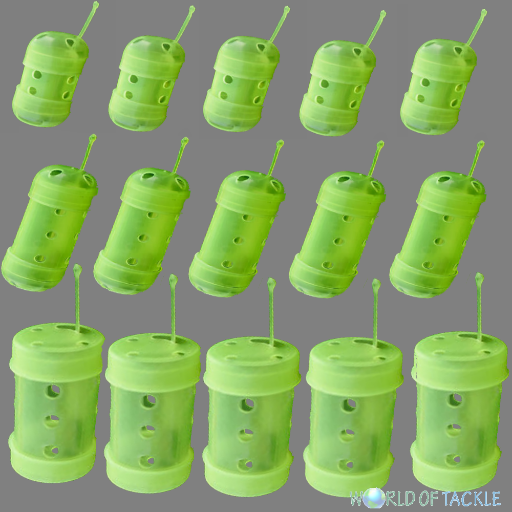 15 x Swim Feeders Block End Match Fishing for Maggots 3 Sizes Coarse Swimfeeder