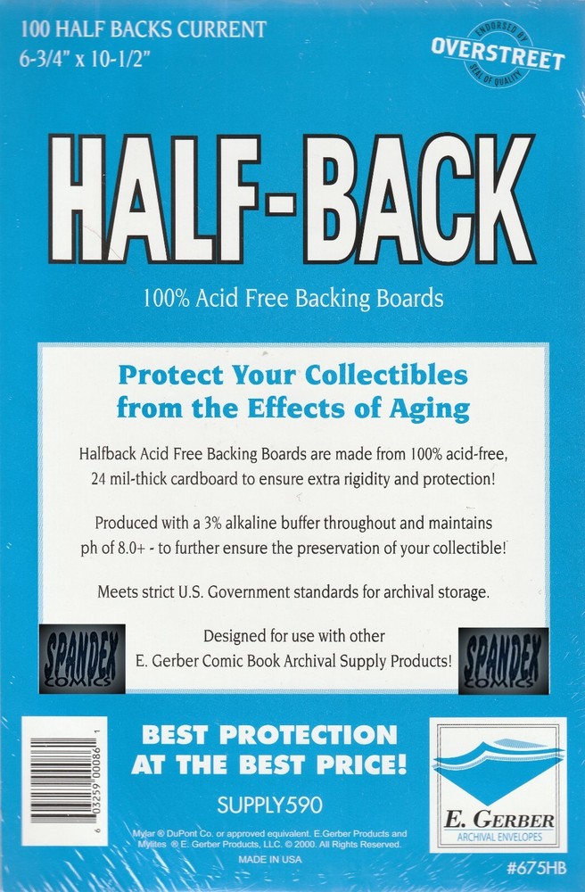 100 E. Gerber Current Mylites+ & 24 PT Half-Backs 700M+ 675HB