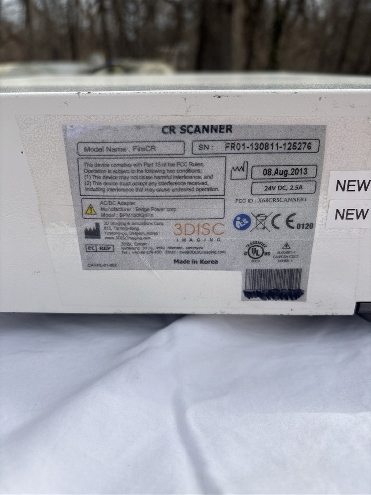 3Disc FIRECR Veterinary Scanner
