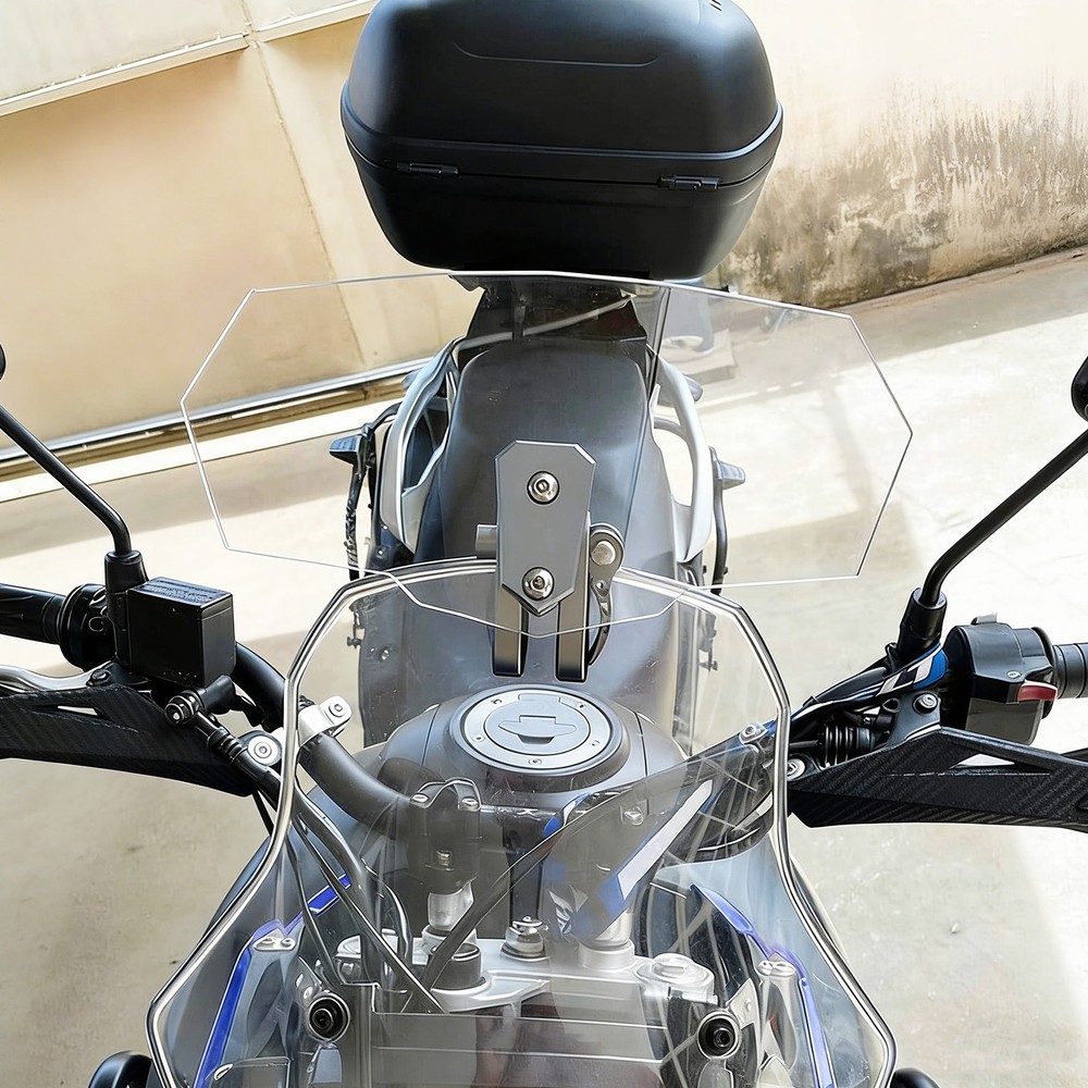 Windshield Extension Spoiler Wind Screen Deflector for Universal Motorcycle