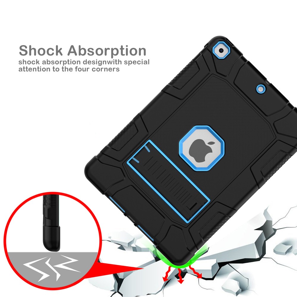 iPad 9th 8th 7th Generation Case Shockproof Heavy Duty Cover + Screen Protector