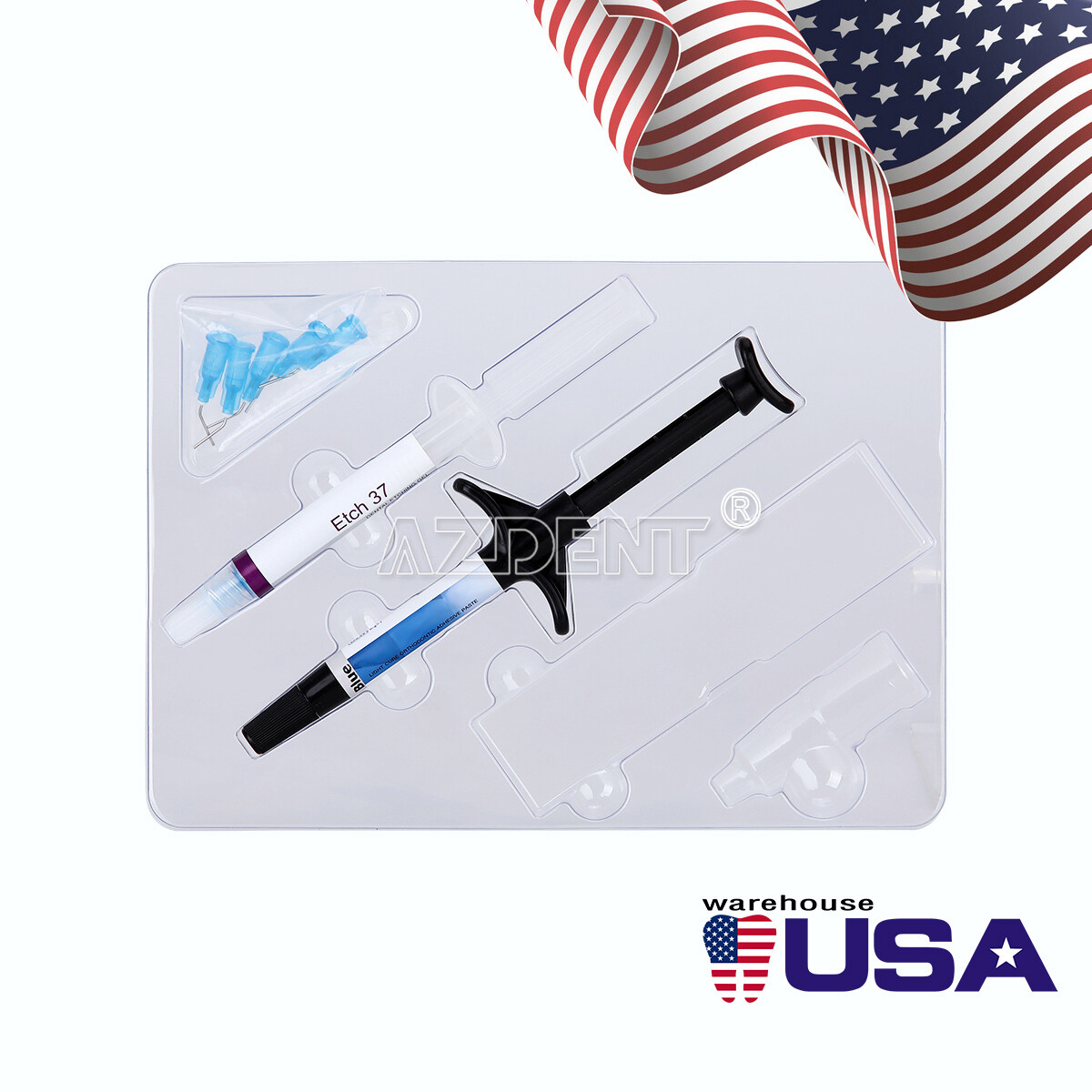 Dental Light Cure Orthodontic Adhesive Kit Blue Dentex