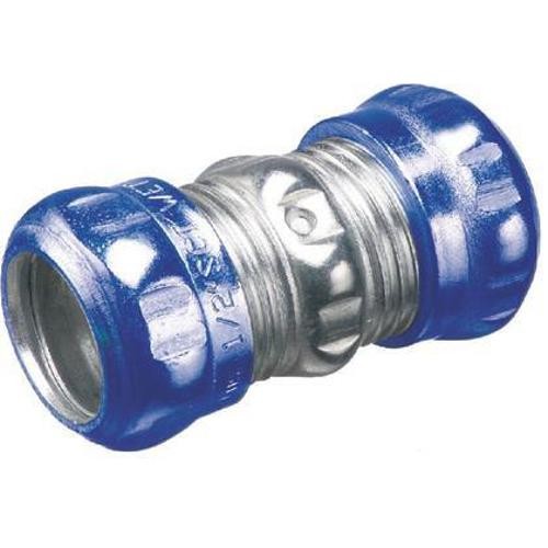 1PC Arlington 835RT EMT Compression Coupling, 2" Diameter, Raintight/Concre