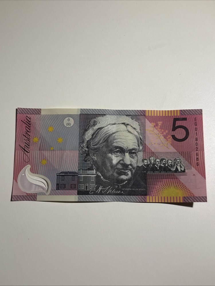 Old 5 Dollar Note Rare - Near Pristine Condition