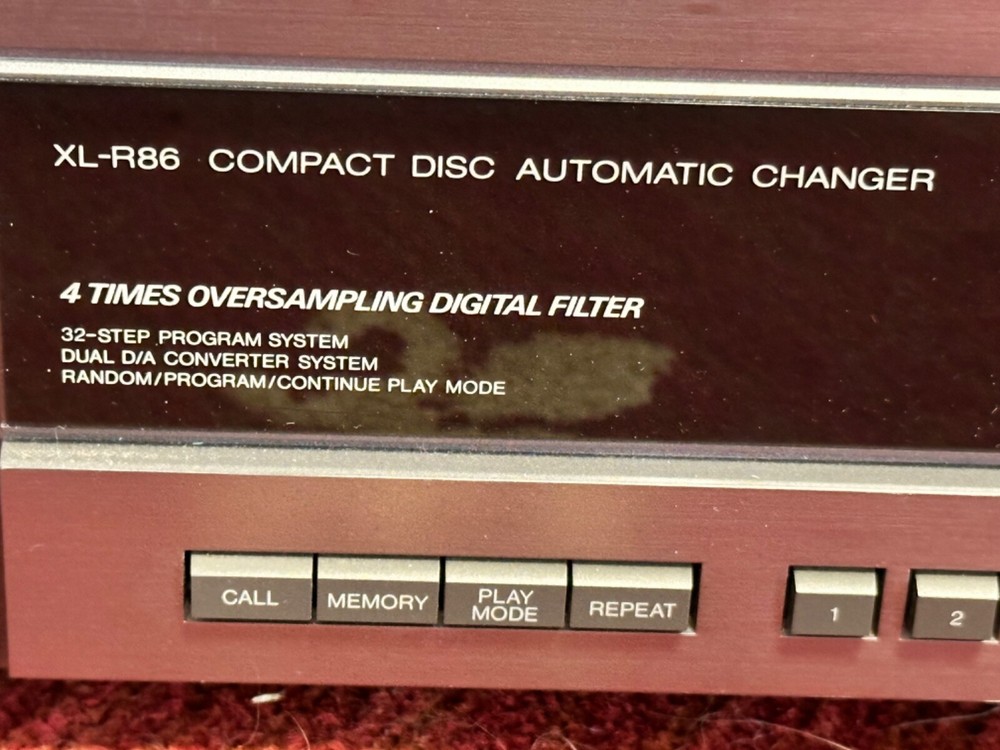 JVC XL-R86BK 5 CD Disc Player - Top Loading