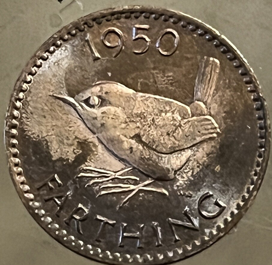 1950 GREAT BRITAIN FARTHING - GEORGE VI