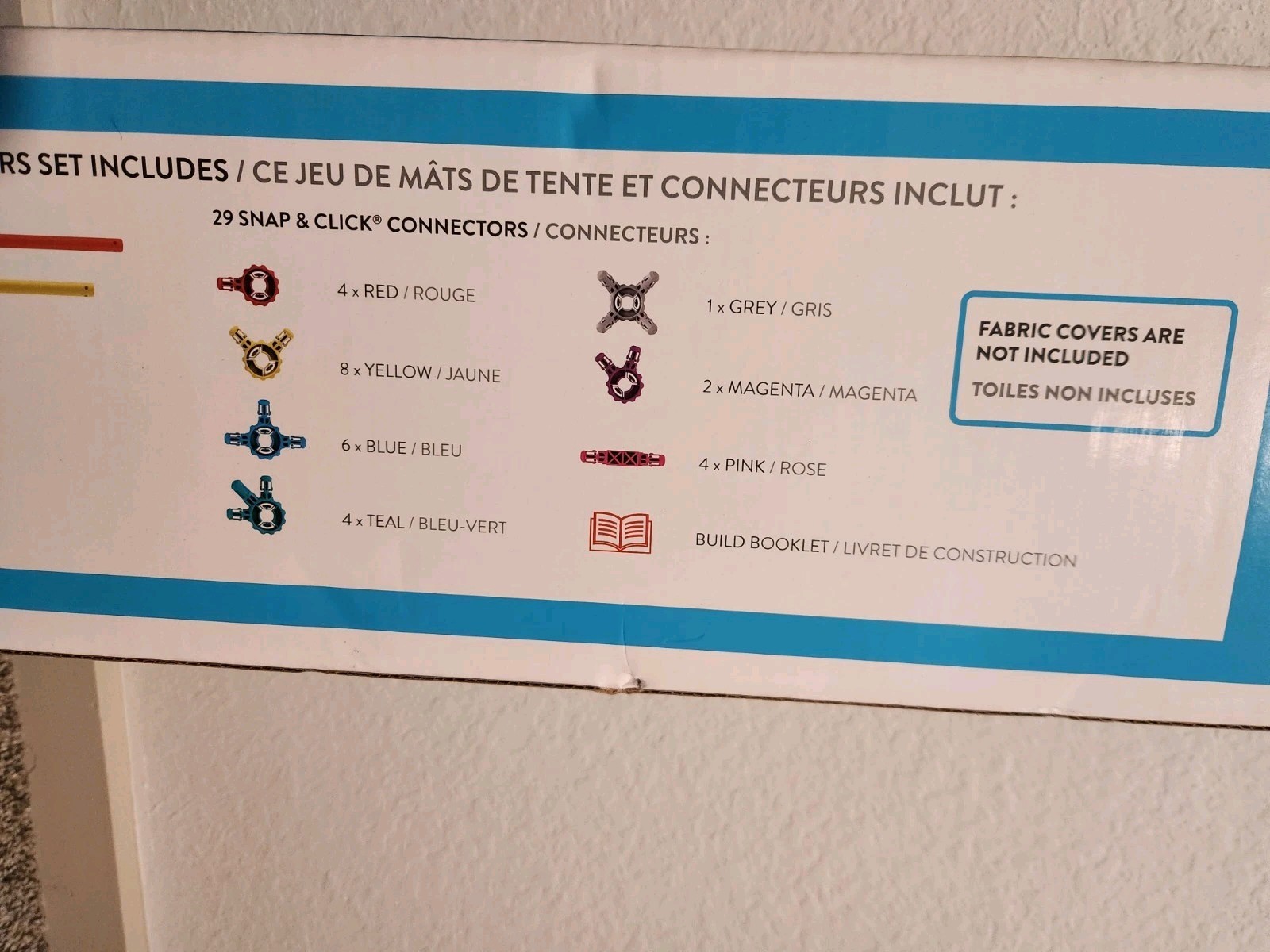 Antsy Pants build & play 75 pieces Poles and Connectors Set - Damaged Box