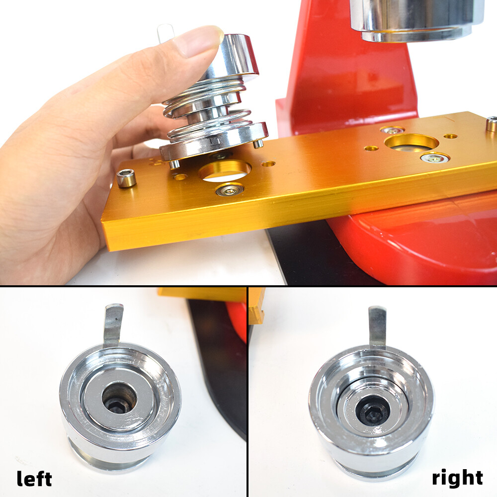 37/58mm Badge Machine Button Maker Hand Punch Press Circle Cutter Craft Tools