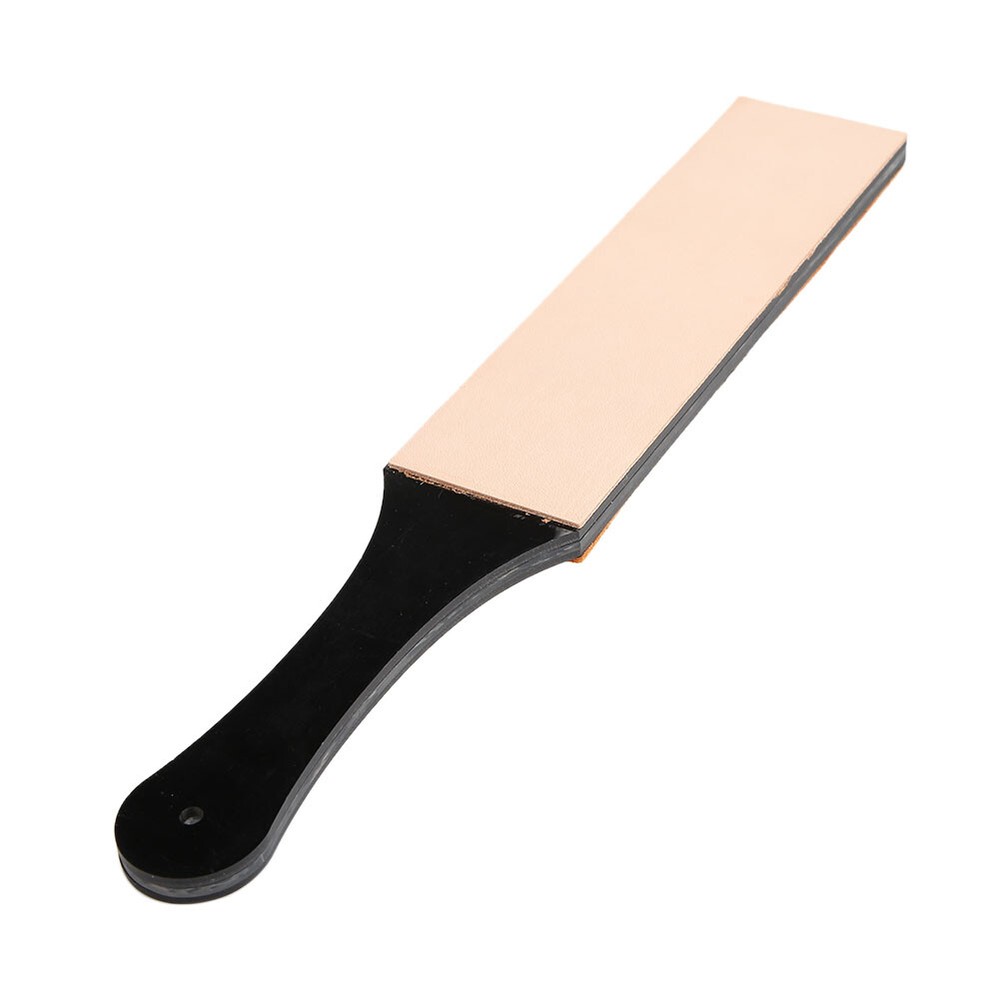 (Large Size)Double-Sided Leather Sharpening Strop Knife Blade Sharpener JFF