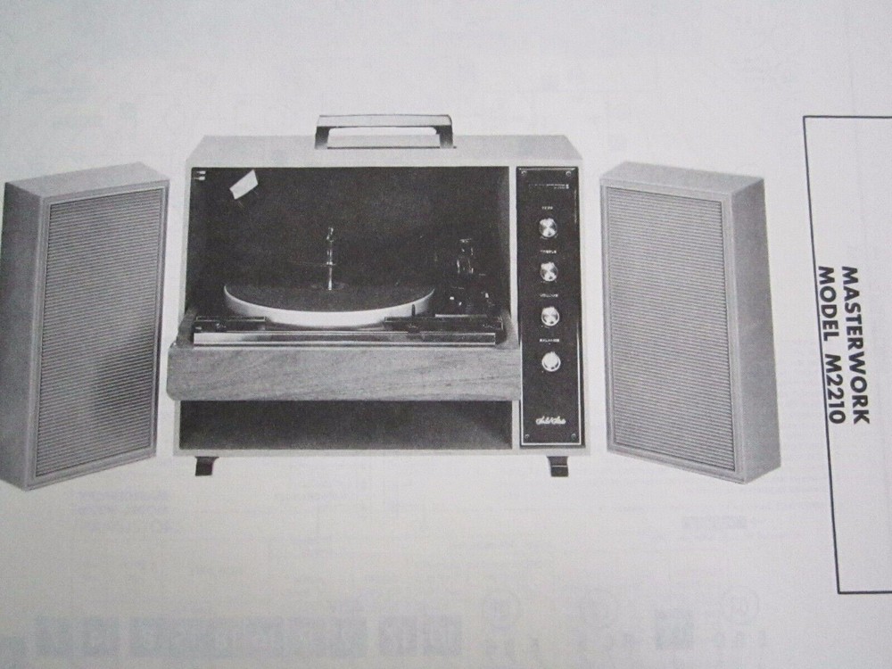 MASTERWORK M2210 PHONOGRAPH PHOTOFACT