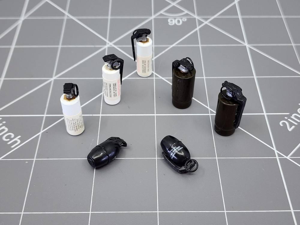 BAM 1/6 Scale Multiple Grenade Type (Lot) (BBI)