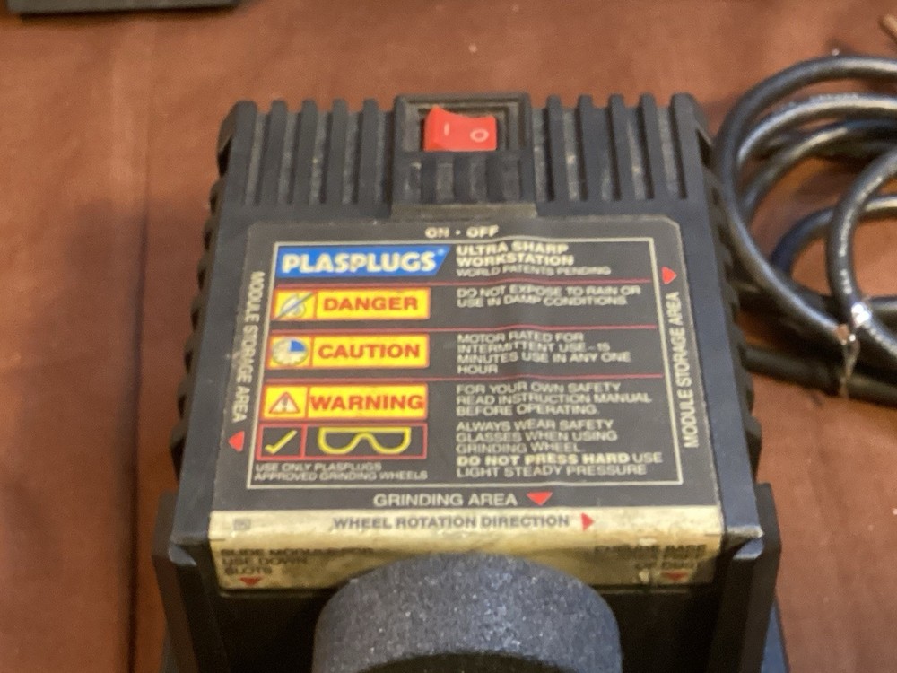 Plasplugs Ultra Sharpening Workstation DCS407VS Drillbits Knives Scissors Tools