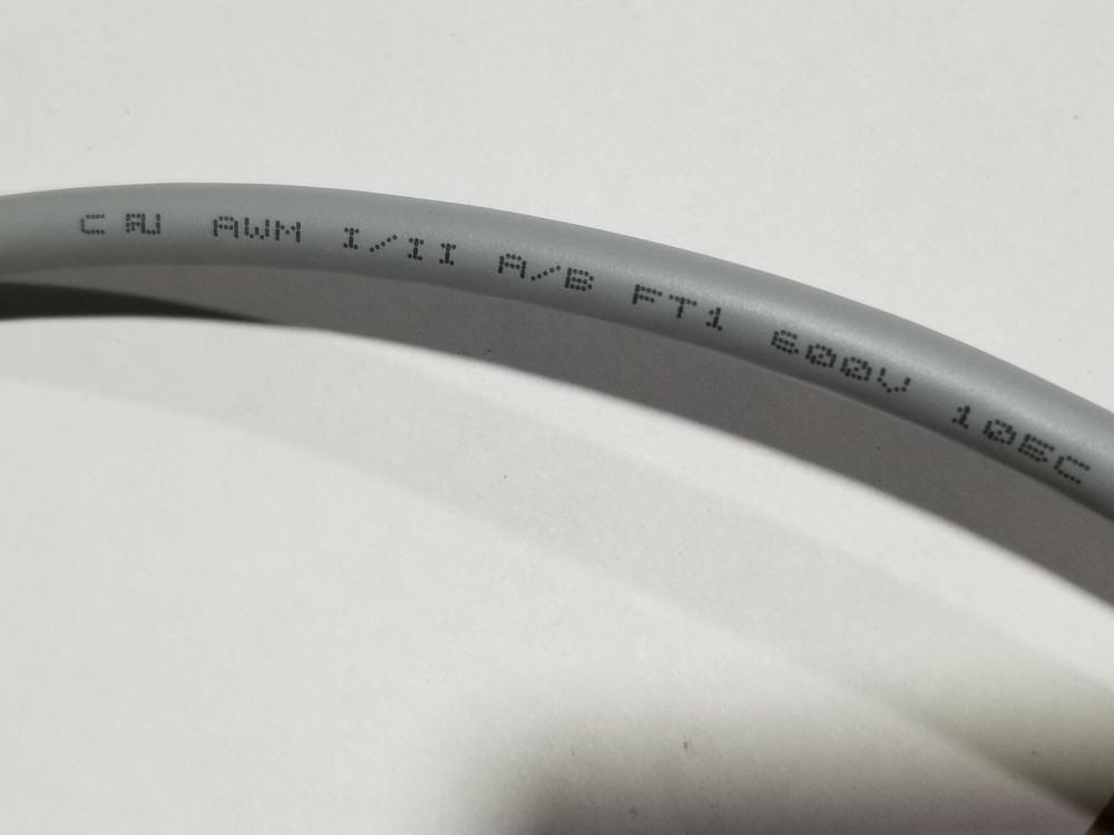 Alpha Wire 79005 20/7C EcoFlex EcoGen mPPE 600V TnCu Flexing Control Cable /10ft