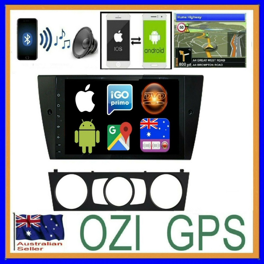 BMW E87 STEREO GPS BLUETOOTH HEAD UNIT APPLE CARPLAY ANDROID AUTO CAMERA