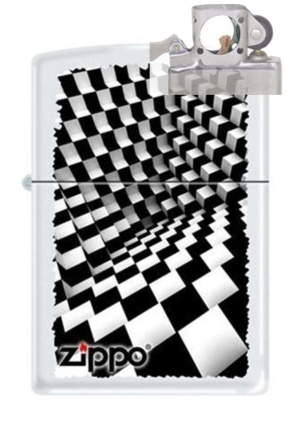 Zippo 6316 dimension black box Lighter with PIPE INSERT PL
