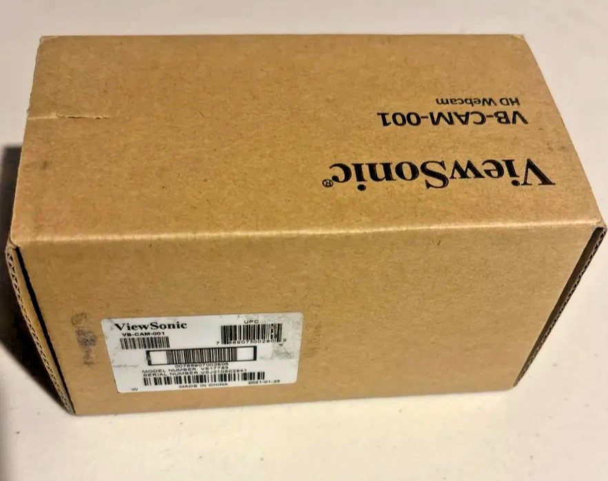 ViewSonic VB-CAM-001 HD Webcam - Black