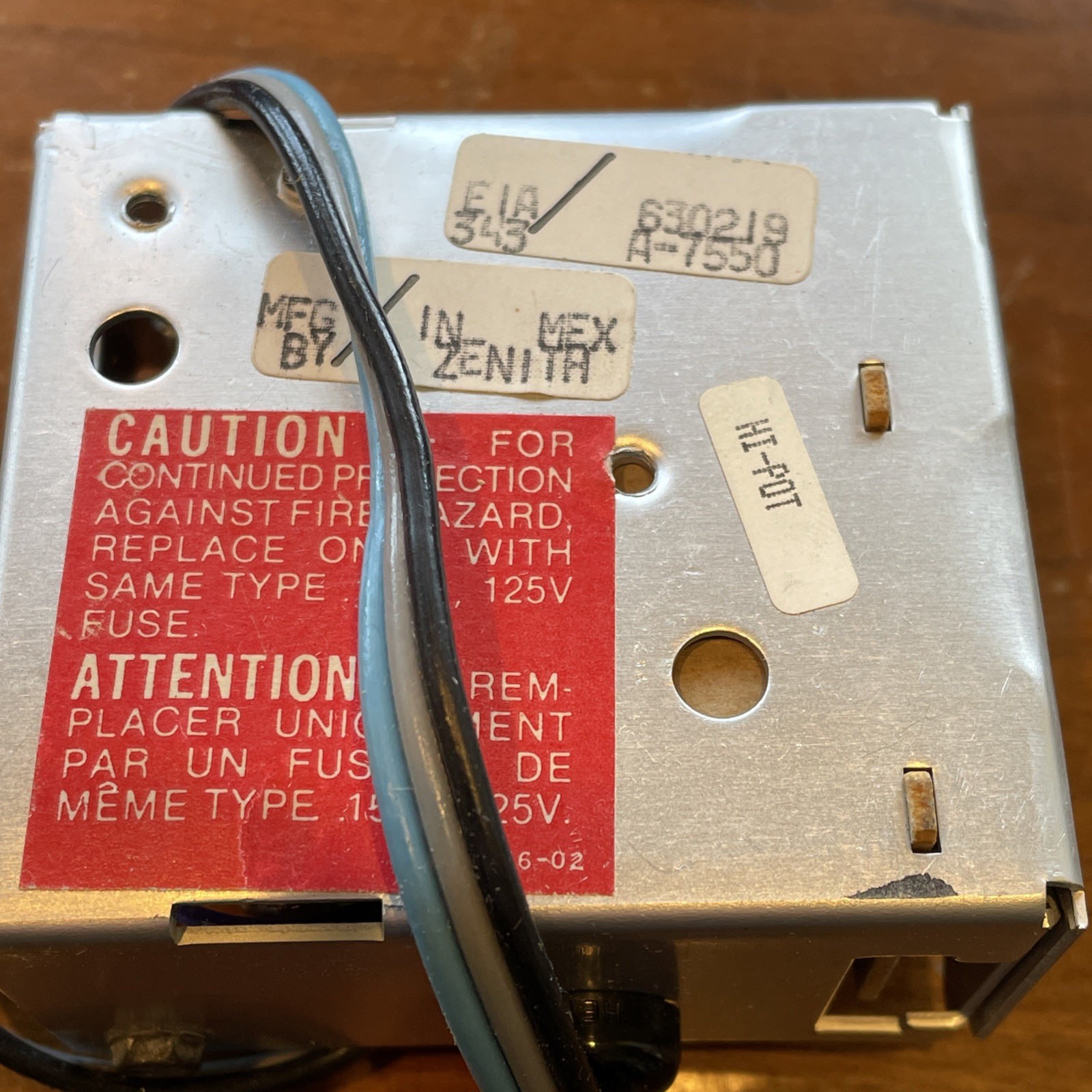 New Old Stock Zenith Part # A-7550 Power Supply Transformer