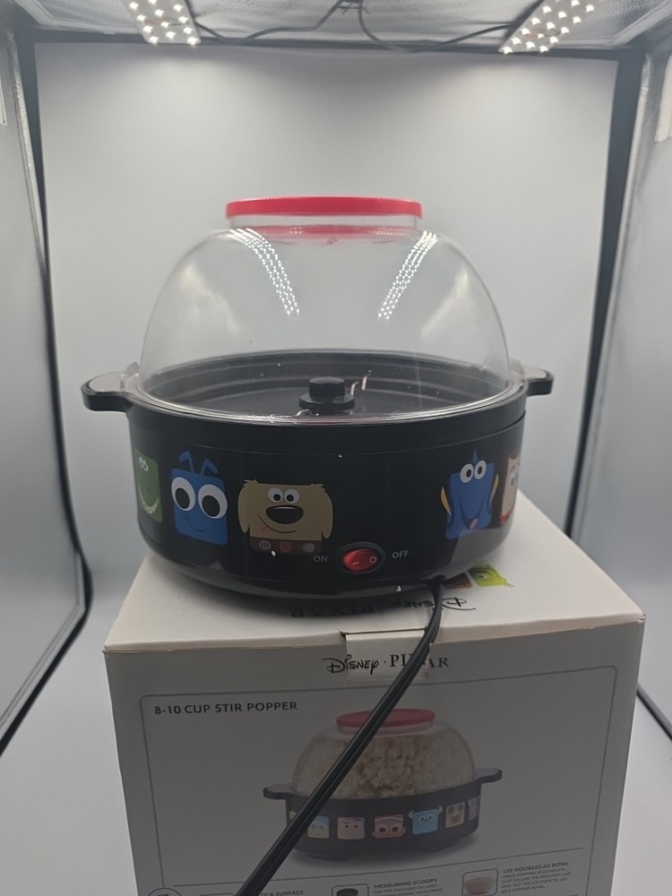 Disney Pixar 8-10 Cup Stir Popper Popcorn Maker