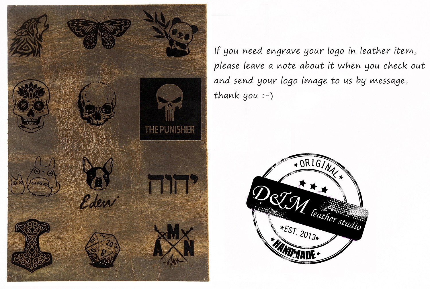 Personalized genuine leather travel journal A5 refillable notebook organizer